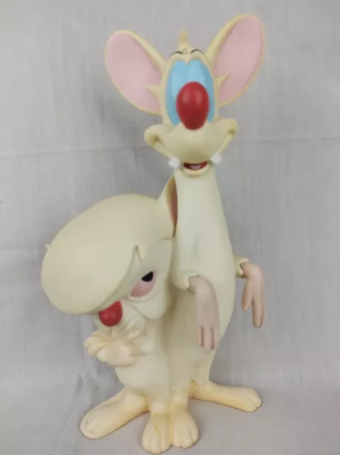 Vintage 1995 Warner Bros Pinky and The Brain Fused Together Plastic Figure