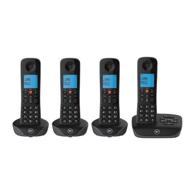 BT Essential Quad Digital Cordless Phone With Nuisance Call Blocker