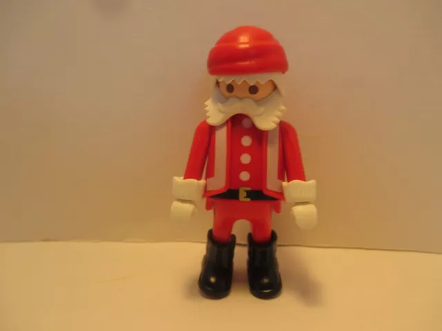Playmobil Santa Claus St. Nicholas Male Adult Figure Christmas Black Boots  3852