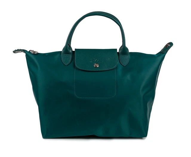 NEW LONGCHAMP LE Pliage Neo Green Medium 1515 Crossbody/Top Handle