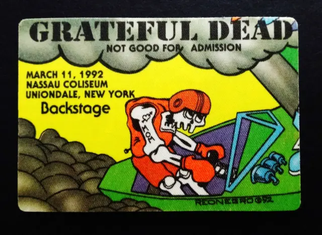 Grateful Dead Backstage Pass Puzzle Speedboat Nassau New York 3/11/92 3/11/1992