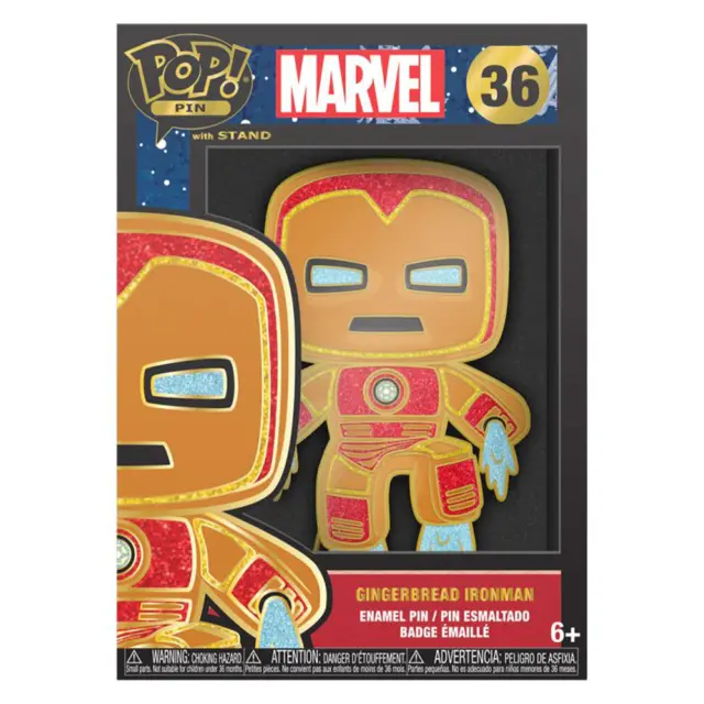 Iron Man Avengers 60th with Pin  Exclusive Pop! Vinyl Figure #11