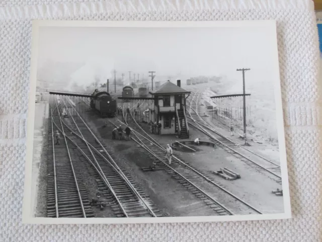 Baltimore & Ohio B&O Railroad Yard Connellsville PA - Vintage B&W Photo 8x10