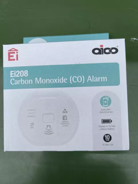 6 X carbon Monoxide Alarm  Expiry 2034