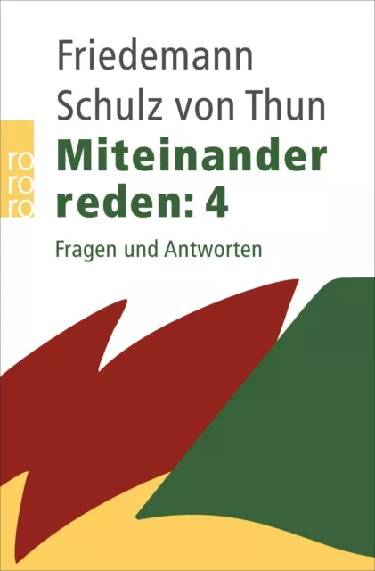 Miteinander reden 4 | Fragen und Antworten | Friedemann Schulz von Thun | Buch