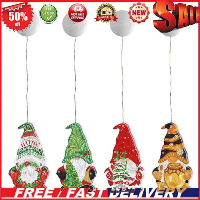 5D DIY Special Shape Diamond Painting Goblin Crystal Diamond LED Hanging Light