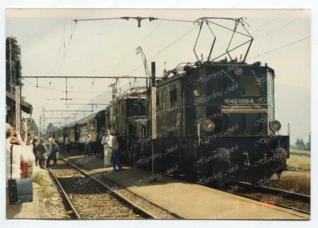 Foto Eisenbahn ÖBB BBÖ E-Lok Elektrolok 1045.009 & 1189.05 Traunkirchen (A611)