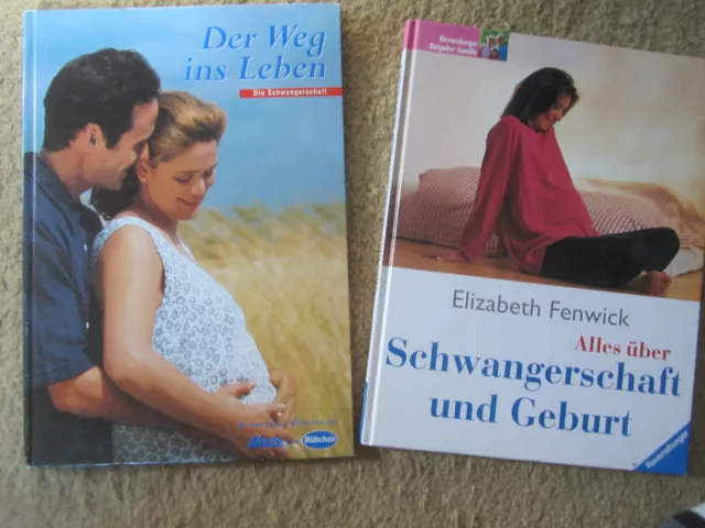 2 Bücher :Schwangerschaft und Geburt// Der Weg ins Leben