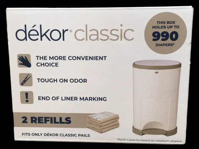 Dekkor Classic 2 Refills Tough On Odor For Dekor Classic Pails Save Money