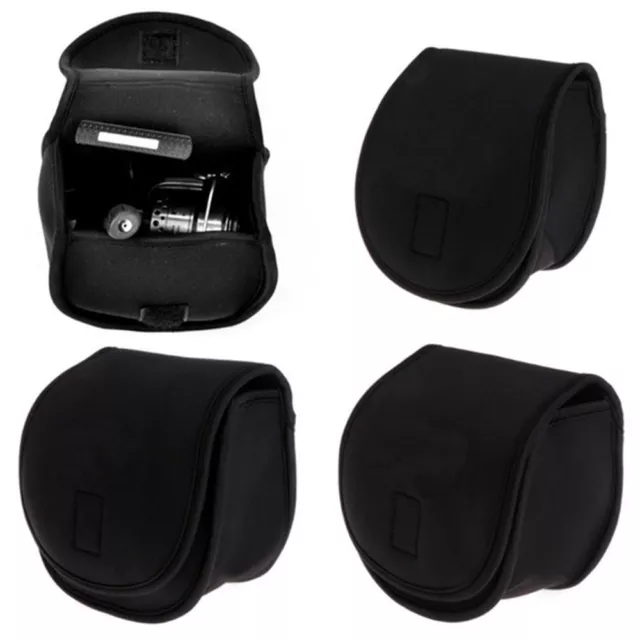 Protective Cover Bag Fishing Reel Pouch Neoprene Case Fly Carp Bait Caster