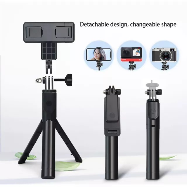 Selfie Stick telescopico Bluetooth treppiede monopiede palo per iPhone Samsung Gopro