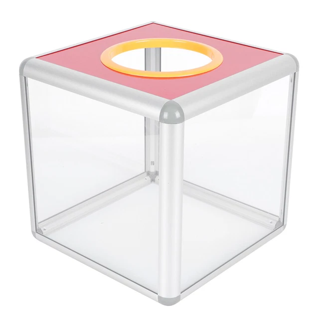 Box lotteria in lega di alluminio organizzatore box feedback scatola vuota
