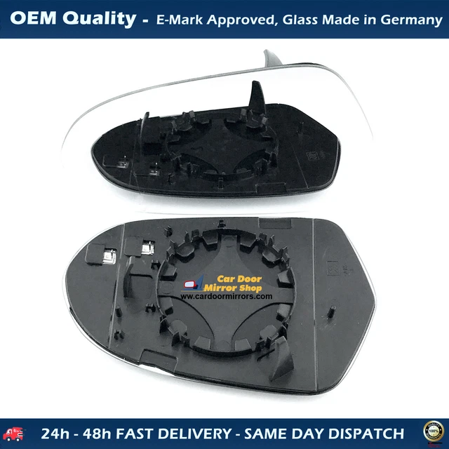 FITS AUDI A6 C7 20112018 wing mirror glass for Left passenger side