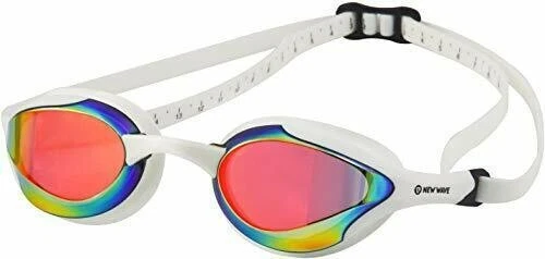 Wave Swim Goggles with Protective Storage Case - Anti Fog Lenses Four Nos...