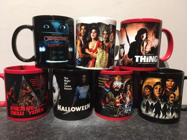 JOHN CARPENTER FILM mugs 40 designs Custom made NEW halloween big trouble thing