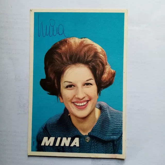 Autografo originale    Mina