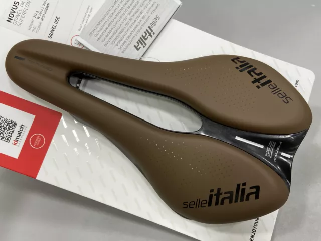 Selle Italia Novus Evo Boost Gravel TM Superflow L3 (145x245mm) Saddle Mud Brown