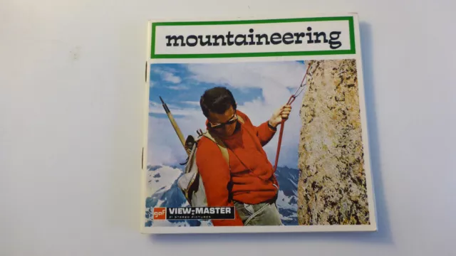 View-master Viewmaster Mountaineering 3 reel set Mount Everest rock climbing