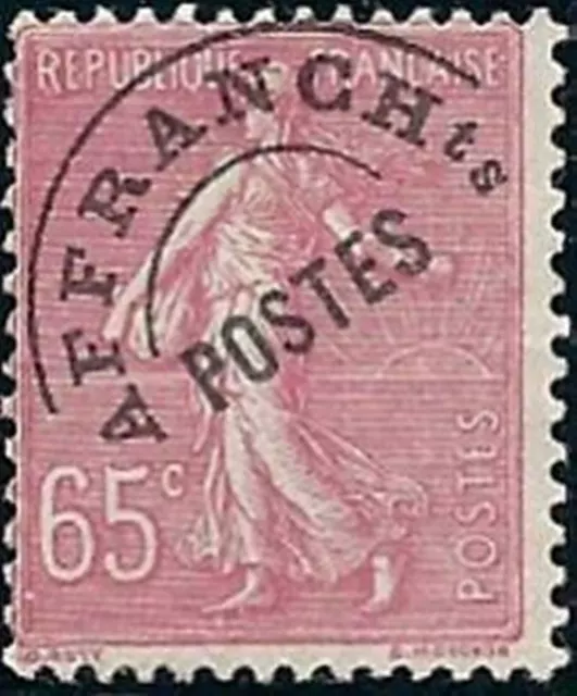 FRANCE PREOBLITERE TIMBRE STAMP 48 " TYPE SEMEUSE 65C ROSE " NEUF xx LUXE