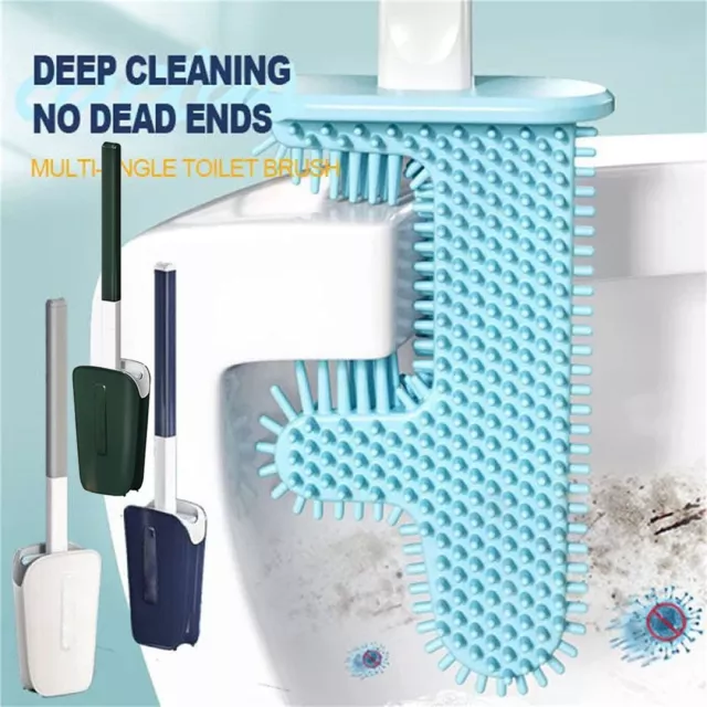 No Dead Corner Cactus Toilet Brush Silicone Toilet Brush Silicone Cleaning AU