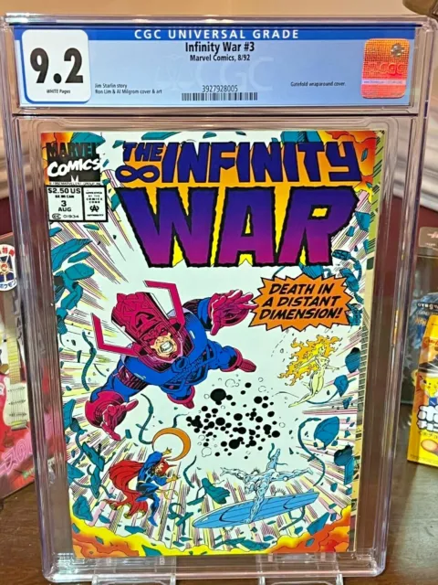 Marvel Comics Infinity War#3 (Gatefold Wraparound Cover), 1992 CGC 9.2