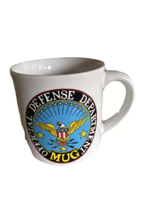 Official Defense Department Mug Funny Eagle 10oz Parody USA Budget Seal