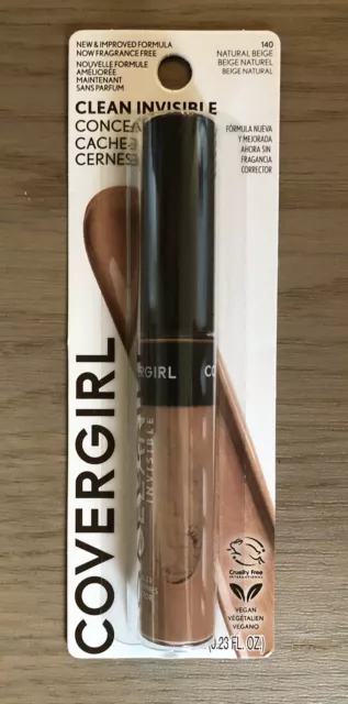 Covergirl Clean Invisible Concealer Natural Beige 140