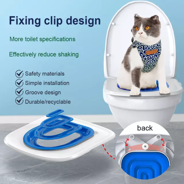 fr Universal Cat Toilet Training Portable Plastic Toilet Training Seat Pet Produ