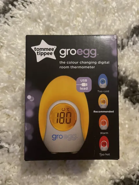 Tommee Tippee Gro Egg Colour Changing Room Thermometer Nightlight