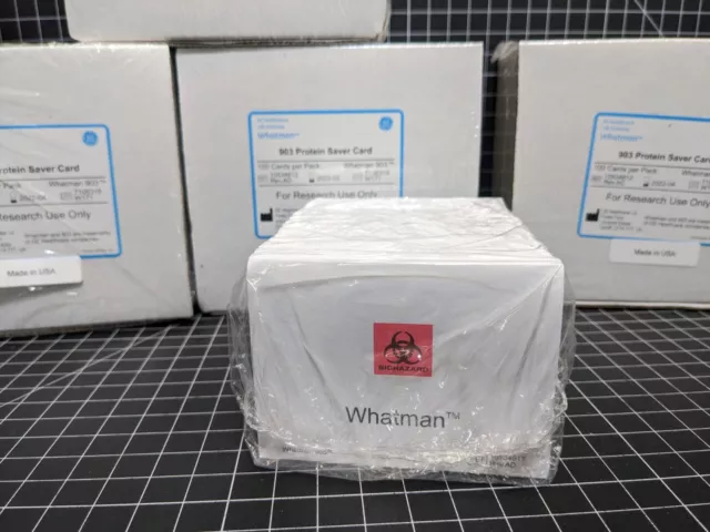 100x GE WHATMAN 903 Protein Saver Cards DBS Blood PCR Cytiva 10534612 lab sample