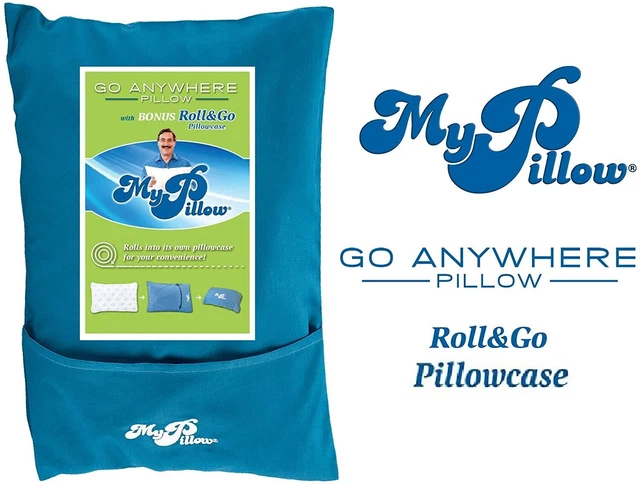 MyPillow Roll&Go Pillowcase For GoAnywhere Pillow - Sea Glass Green 13.75x18.25" 3