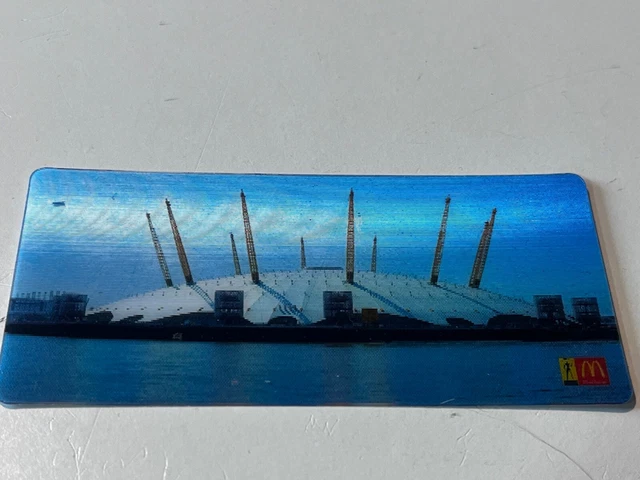 MCDONALD'S MILLENNIUM DOME Lenticular Night and Day Card £4.50 ...