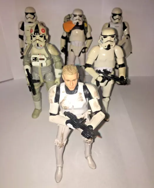 STAR WARS  BLACK SERIES Imperial Collection (6x Figures & Accessories) Good Cond