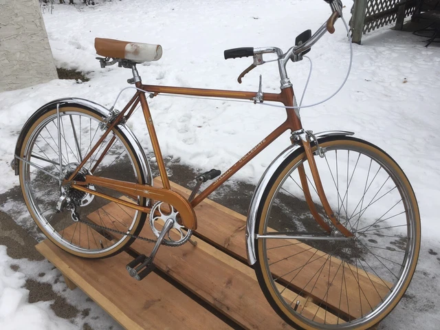 VTG MEN S 1965 SCHWINN COLLEGIATE 5 Speed 21 Inch Bicycle Coppertone Serviced 495.00 PicClick