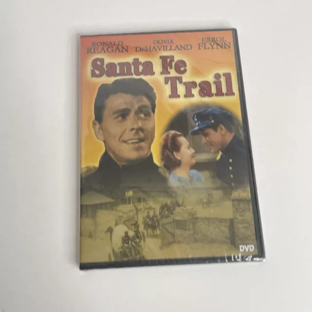 Santa Fe Trail (DVD 2004) BRAND NEW FACTORY SEALED! Ronald Reagan, Errol Flynn!
