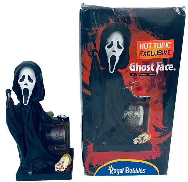 Royal Bobbles SCREAM GHOST FACE BOBBLEHEAD HOT TOPIC EXCLUSIVE Halloween 2021