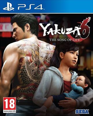Yakuza 6: The Song of Life per Playstation 4 PS4 - UK - SPEDIZIONE RAPIDA