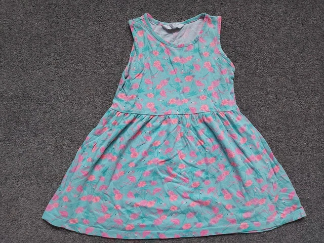Girls, Sleeveless, Multicoloured, Unicorn, Summer Dress, 10 Yrs, Matalan