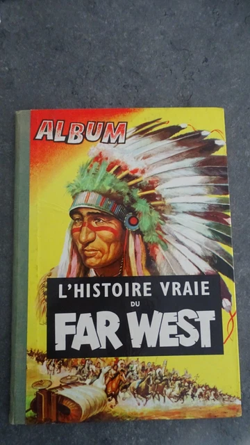 RARE! PANINI - WEST - album COMPLET - l'histoire des indiens