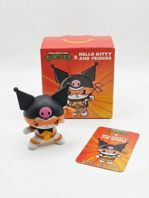 2025 MCDONALDS HELLO KITTY FRIENDS KUROMI x NINJA TURTLES TMNT BOX MINT ...