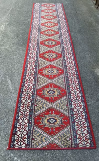 Orient Carpet Persian Antique Retro Flat Woven Runner Vintage 372 x 85 F15