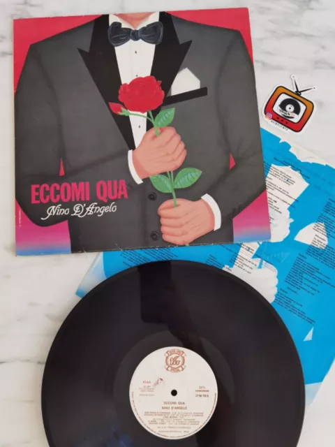 NINO D'ANGELO - Eccomi Qua ITA press 1985 vinile vinyl 33 giri Lp