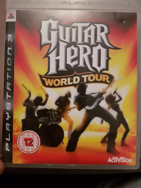 PS3 Game Guitar Hero World Tour Sony Playstation Rock Band Music