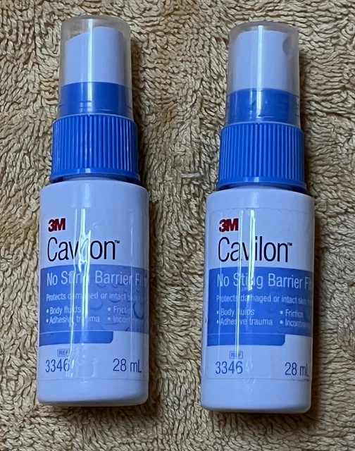 3M CAVILON NO Sting Barrier Film 28ML (Pack of 2) Exp 23 and 24 for