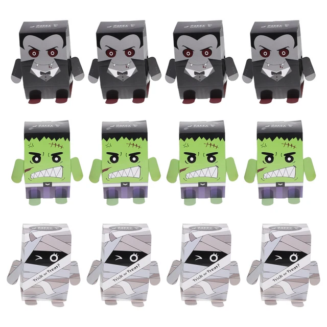 36 piezas Bolsa Regalo Halloween Dulces Caja Mini Bolsa Regalo Caja Regalo