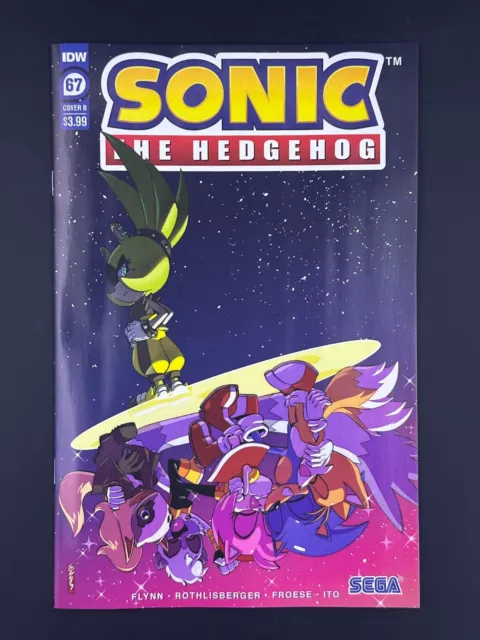 Sonic the Hedgehog 10 (IDW Publishing) Cover B by IdeaFan128 on