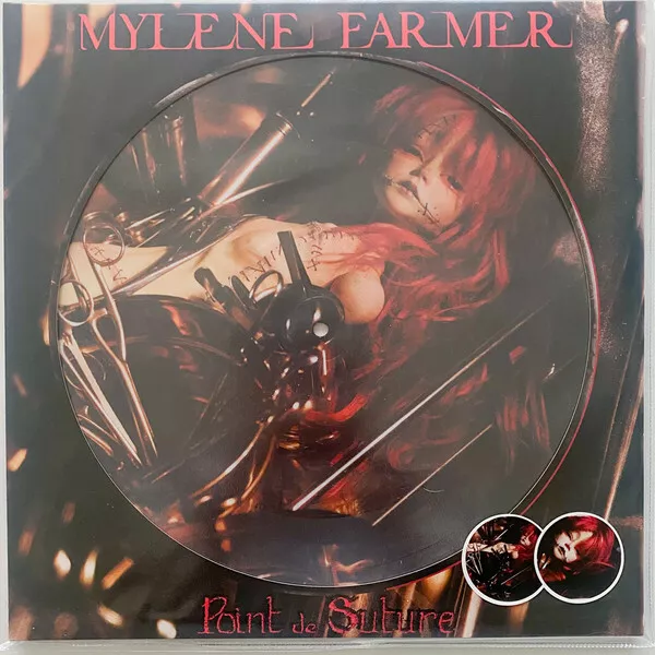 2xLP VINYLE ALBUM MYLENE FARMER PICTURE DISC POINT DU SUTURE NEUF SOUS BLISTER