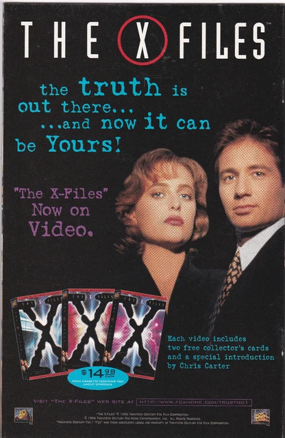 X-Files #15,  Vol. 1 (1995-1998) Topps Comics, High Grade,"Home of the Brave" 2