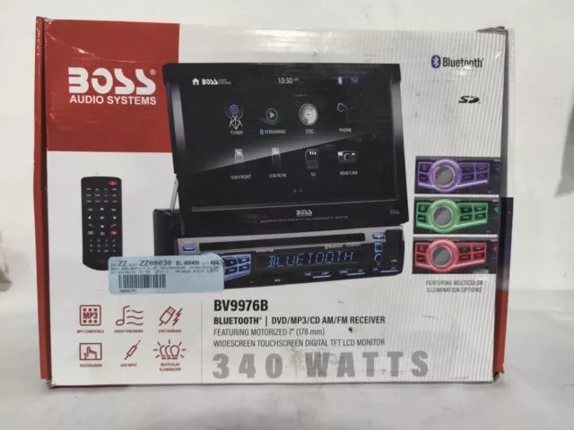 BOSS Audio Systems BV9395B Car Multimedia Receiver Double Din， A-Link (Screen  Mirroring)， Bluetooth and Hands-Free Calling， 6.95 Inch Touchscr まとめ割はじめる 