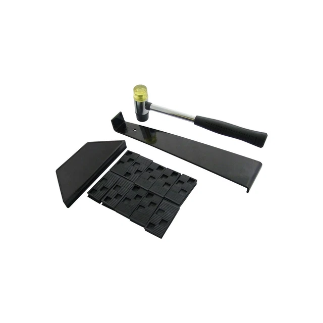 Kit Installazione Pavimenti Laminato - Con Martello, Distanziatori, Ginocchiere, 40 Pezzi - Foto 11